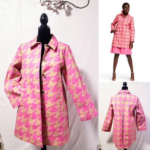 Isaac Mizrahi Jackets & Blazers - 💥Host Pick💥Isaac Mizrahi houndstooth coat  M🦄💋